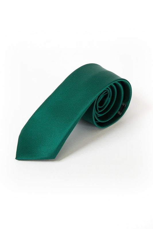 41 Emerald Satin Tie - Thomson's Suits Ltd - 26305