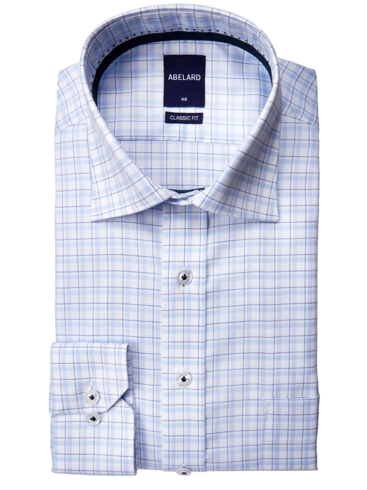 Abelard Praiano Twill Check Classic Shirt