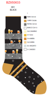 Lorenzo Uomo Beer Stripe Socks