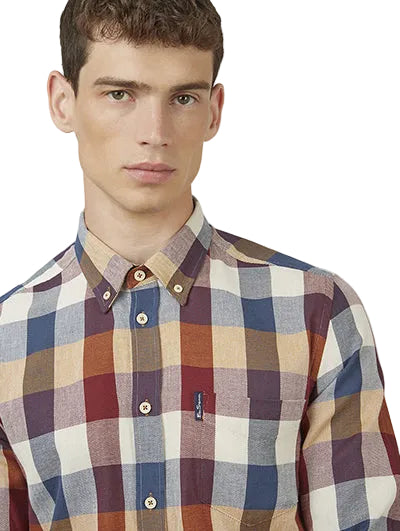 Ben Sherman Oxford Blocked Check Shirt