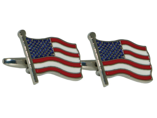 gDesign USA Flag Cufflinks
