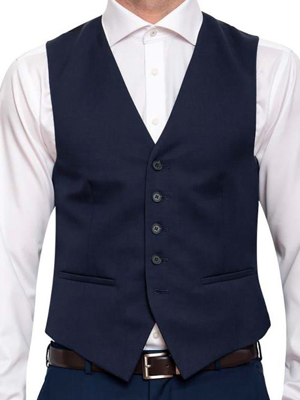 Admiral Dark Blue Waistcoat - Thomson's Suits Ltd - Dark Blue - - 10905