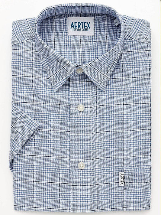 Aertex FYO185 Taunton Polo - Thomson's Suits Ltd - Blue - M - 63500
