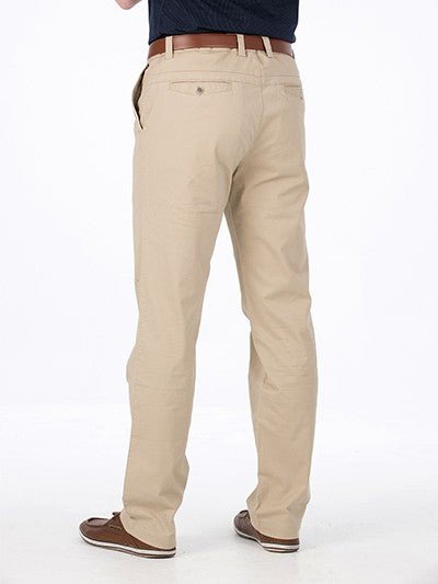 Bob Spears Active Waist Casual Chino's - Thomson's Suits Ltd - Sand - 36 - 61430