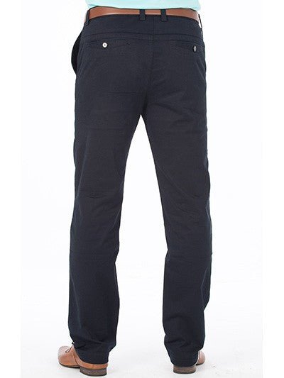 Bob Spears Active Waist Casual Chino's - Thomson's Suits Ltd - Navy - 38 - 61432