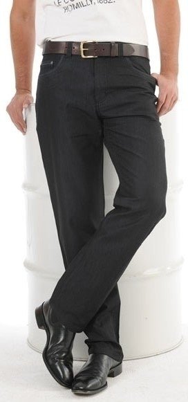 Bob Spears Stretch Dress Jeans - Thomson's Suits Ltd - Charcoal - 32 - 64289