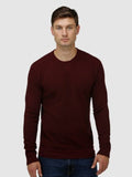 Brooksfield BFK398 Sweater - Thomson's Suits Ltd - Wine - M - 44040