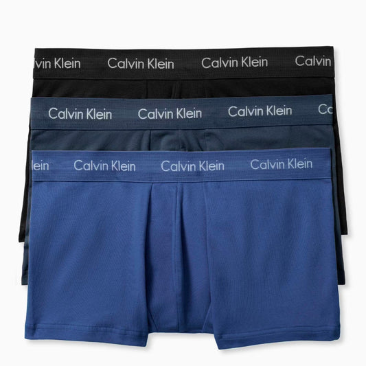 Calvin Klein Cotton Stretch 3pk Low Rise Trunks