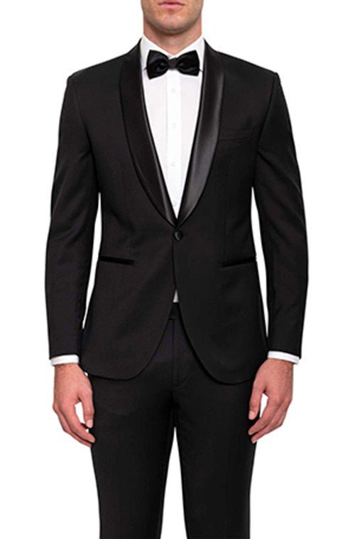 Cambridge F487 Sinatra Dinner Suit - Thomson's Suits Ltd - Black - 96S - 25599