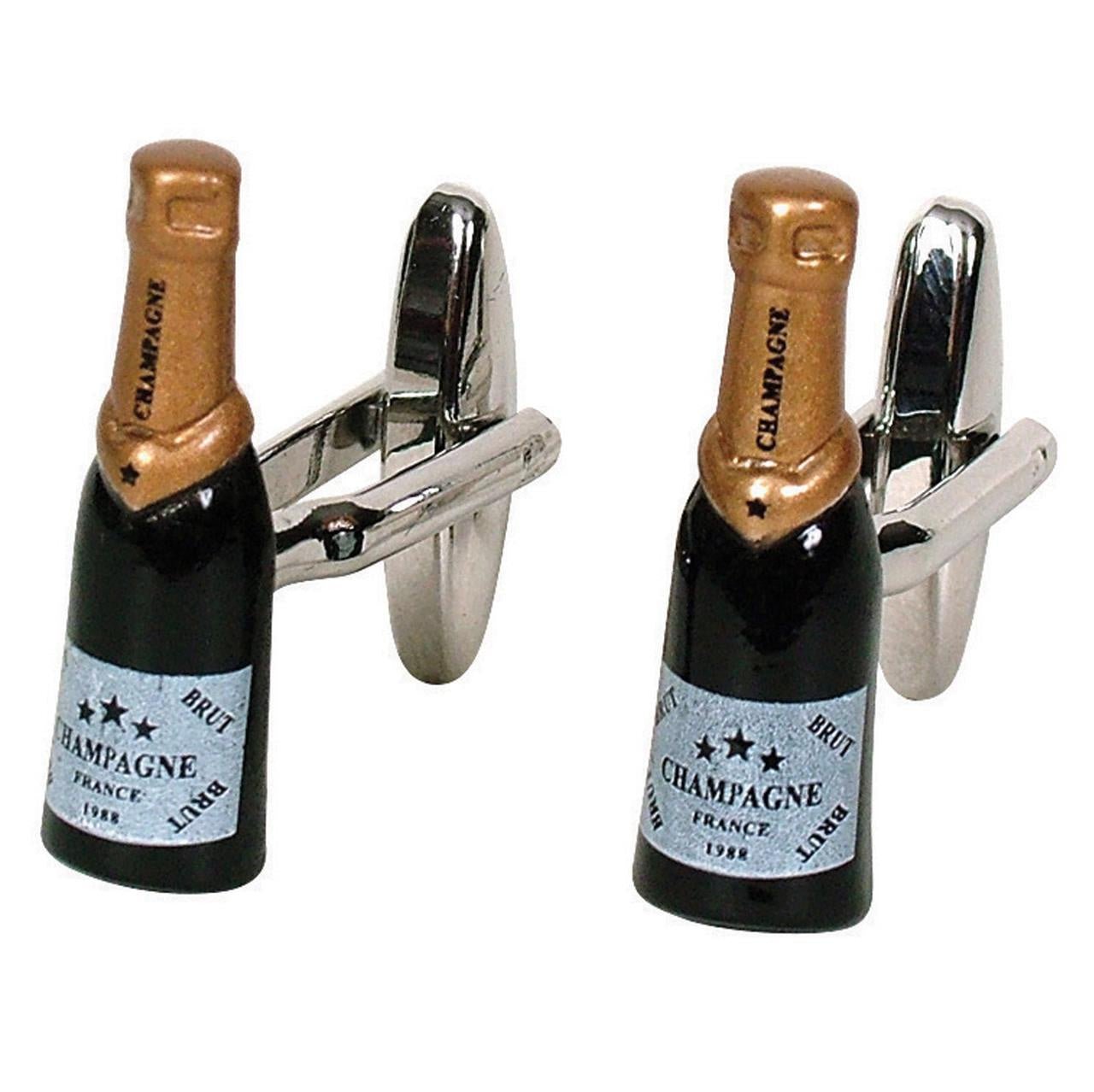 gDesign Champagne Bottle Cufflinks - Thomson's Suits Ltd - 37151