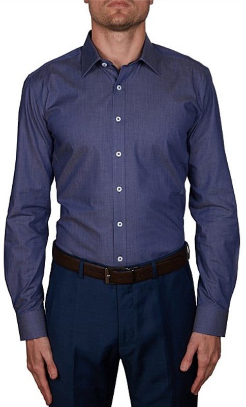 Geoffrey Beene Malibu Shirt - Thomson's Suits Ltd - Indigo - M - 36129