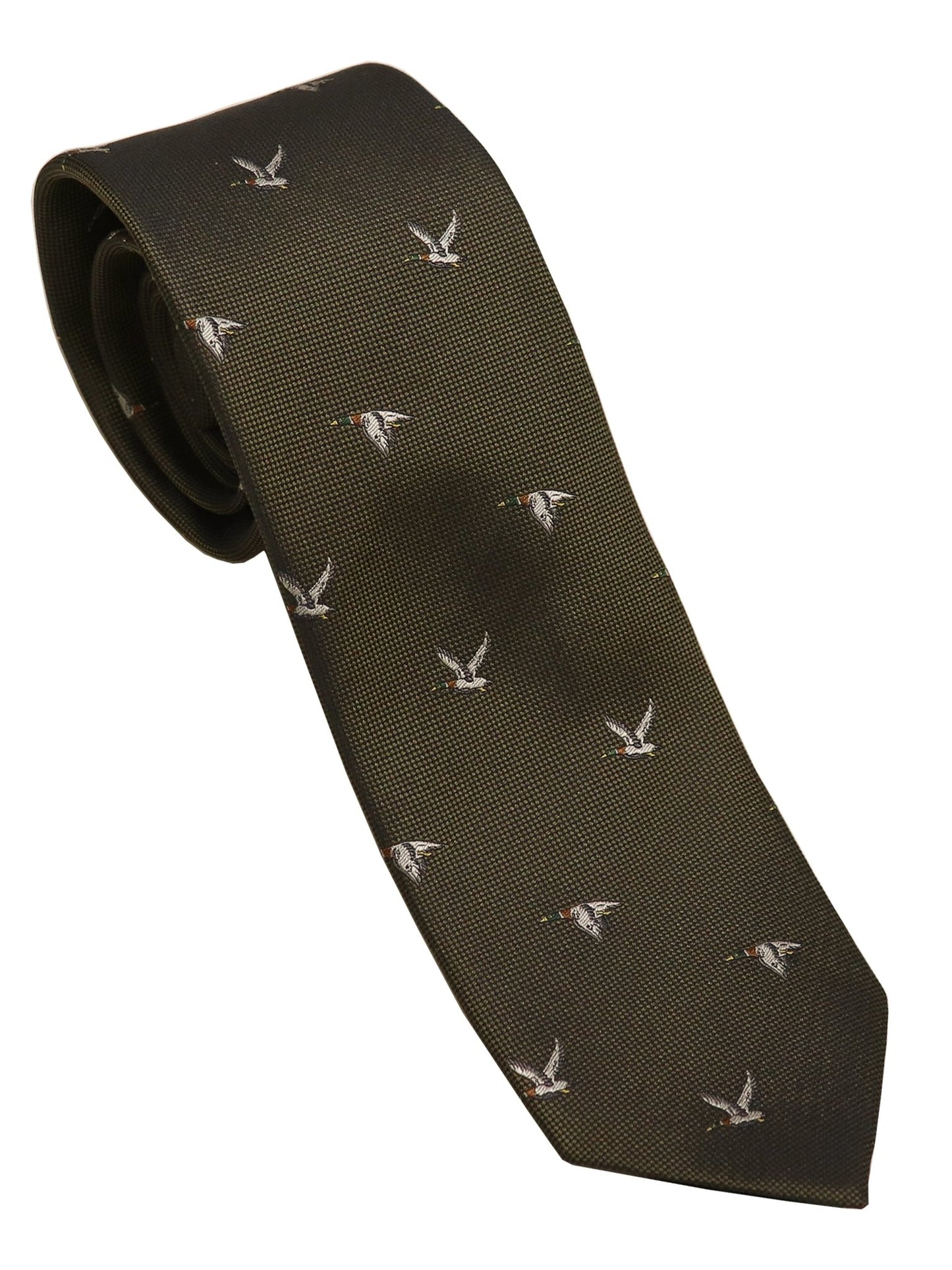 Harry Knight Esq. Duck Tie - Thomson's Suits Ltd - Olive - - 46947