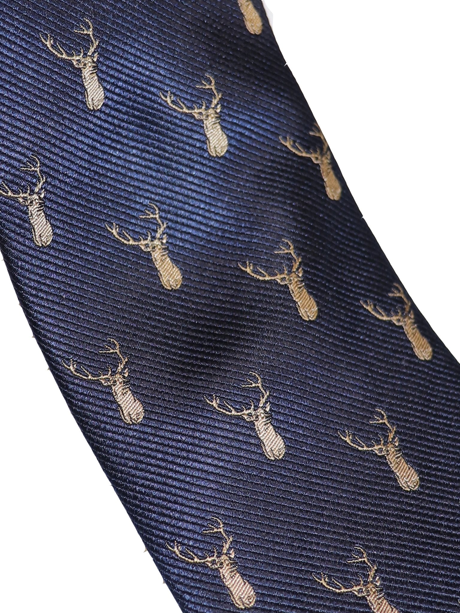 Harry Knight Esq. Stag Tie - Thomson's Suits Ltd - Red - - 51228