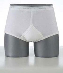 Jockey White Y Front Brief - Thomson's Suits Ltd - White - 32IN - 4581