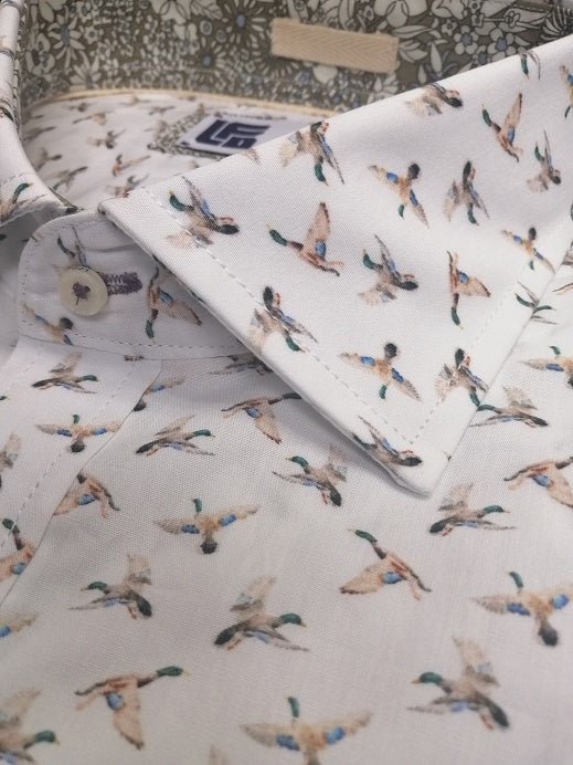 LFD Duck Dynasty Shirt - Thomson's Suits Ltd - White - M - 61969