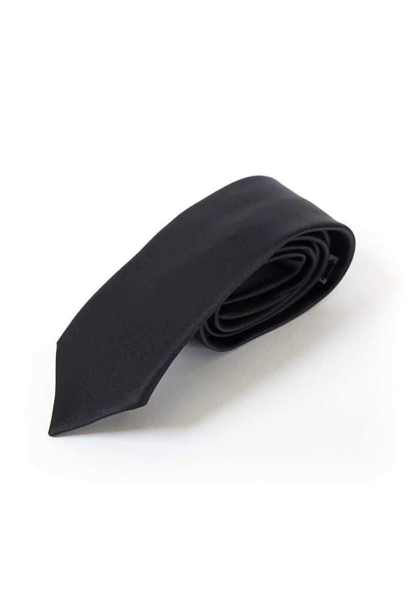 Long Tie - Thomson's Suits Ltd - Black - - 10521