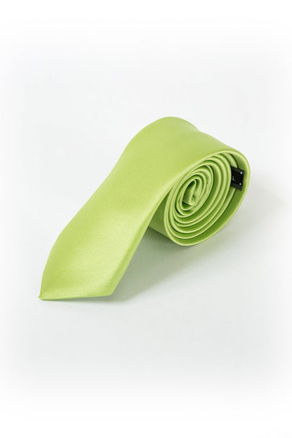 Long Tie - Thomson's Suits Ltd - Lime - - 10540