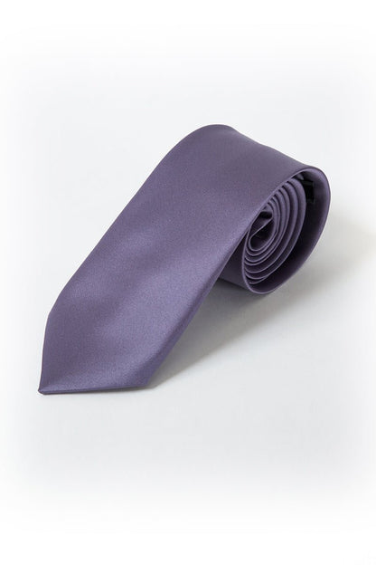 Long Tie - Thomson's Suits Ltd - Violet - - 10532