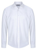 Maurio Bamboo Shirt - Thomson's Suits Ltd - White - S - 46442