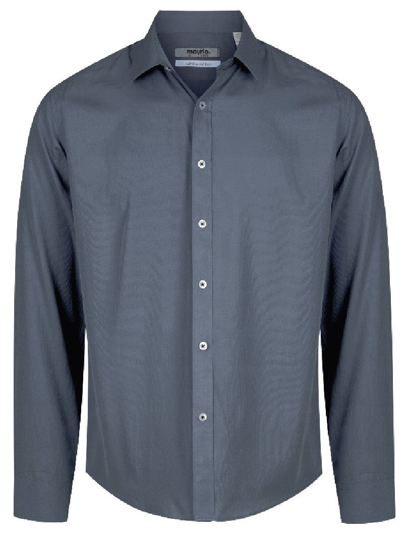 Maurio Bamboo Shirt - Thomson's Suits Ltd - Charcoal - S - 46441