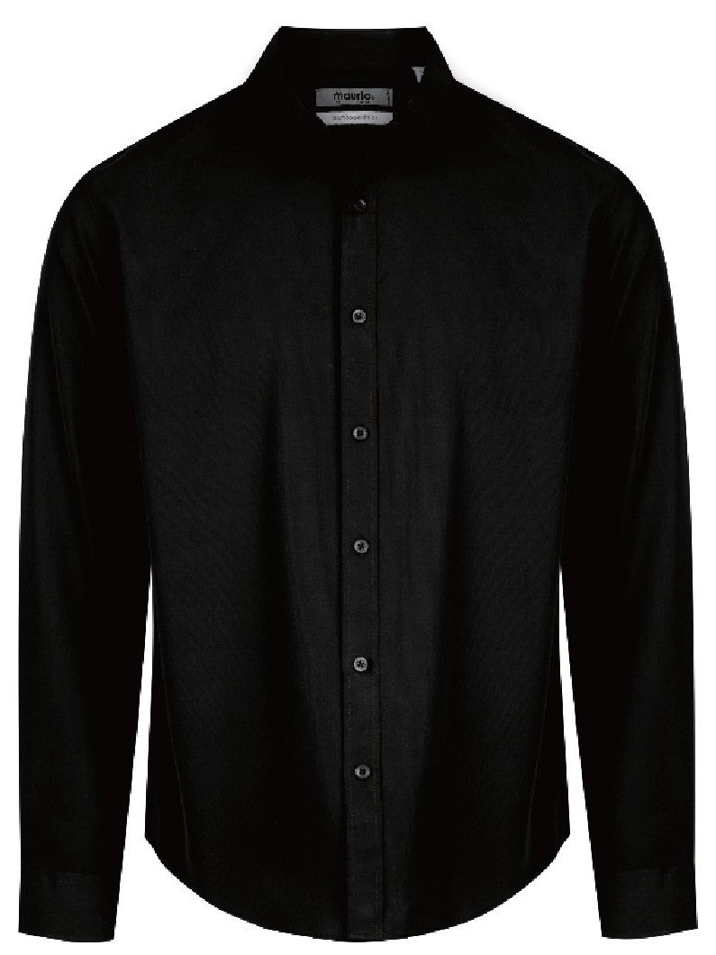 Maurio Bamboo Shirt - Thomson's Suits Ltd - Black - S - 46444