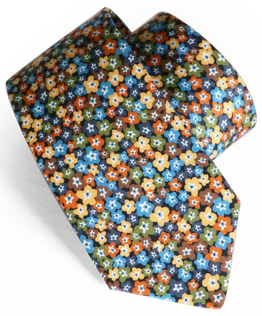 Parisian Liberty Cotton S21 Ties - Thomson's Suits Ltd - Floral Charm - - 59566