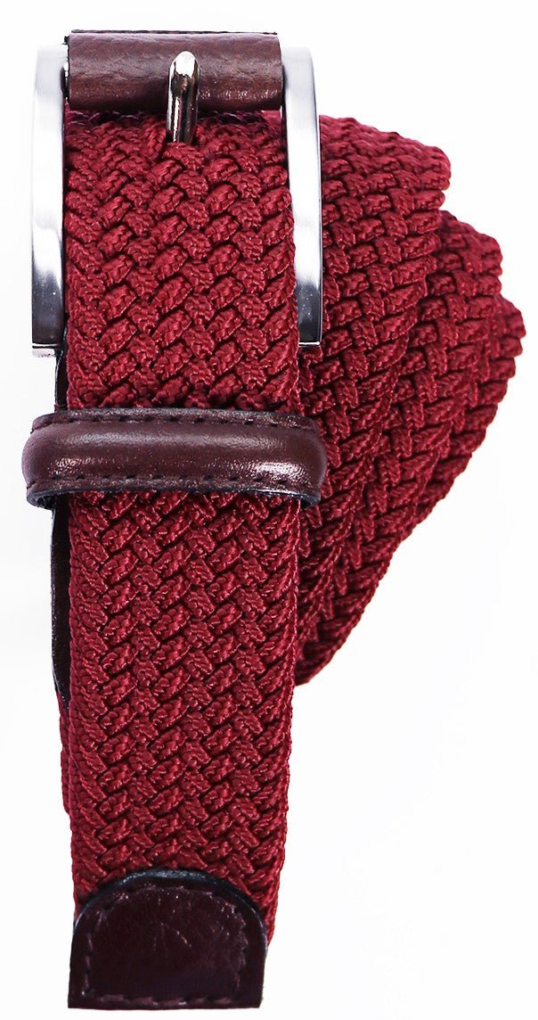 Parisian Reflex Belt - Thomson's Suits Ltd - Burgundy - 92 to 99 (L) - 46408