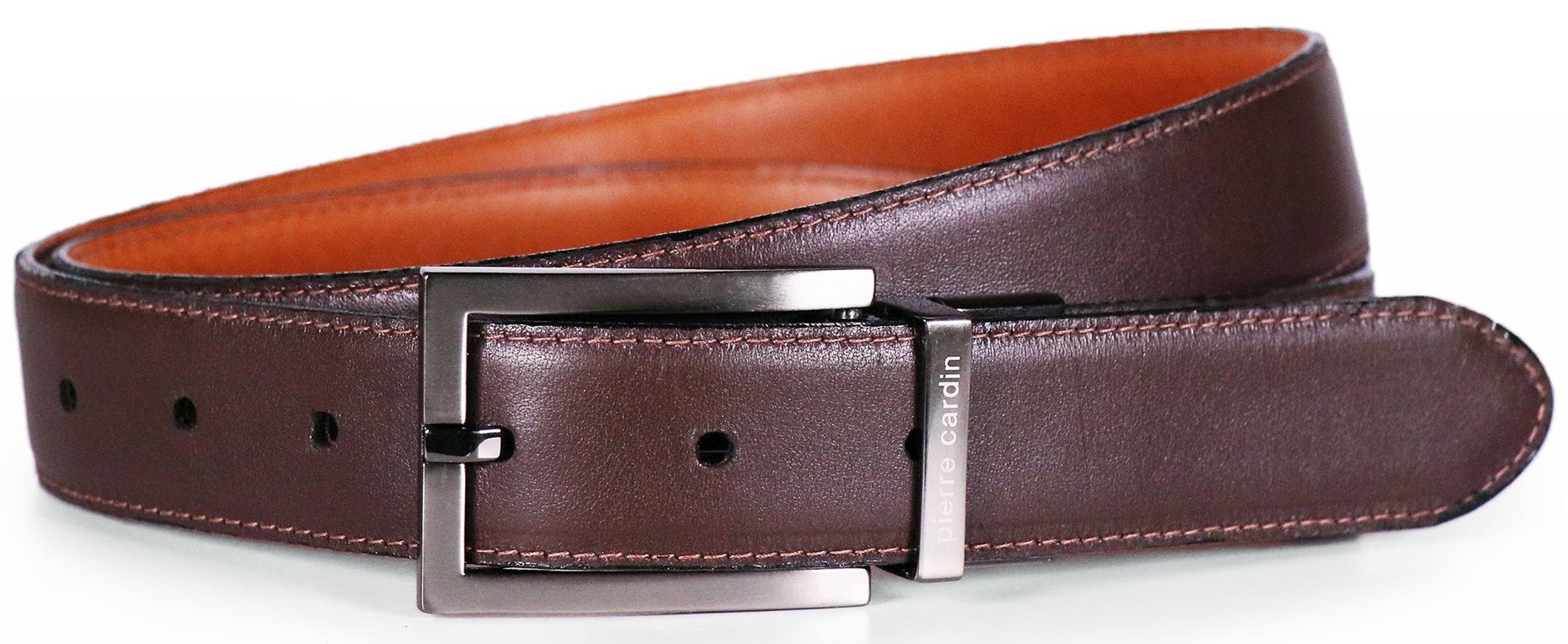 Pierre Cardin Reversible Belt - Thomson's Suits Ltd - BrownTan - 76 to 83 (S) - 50246