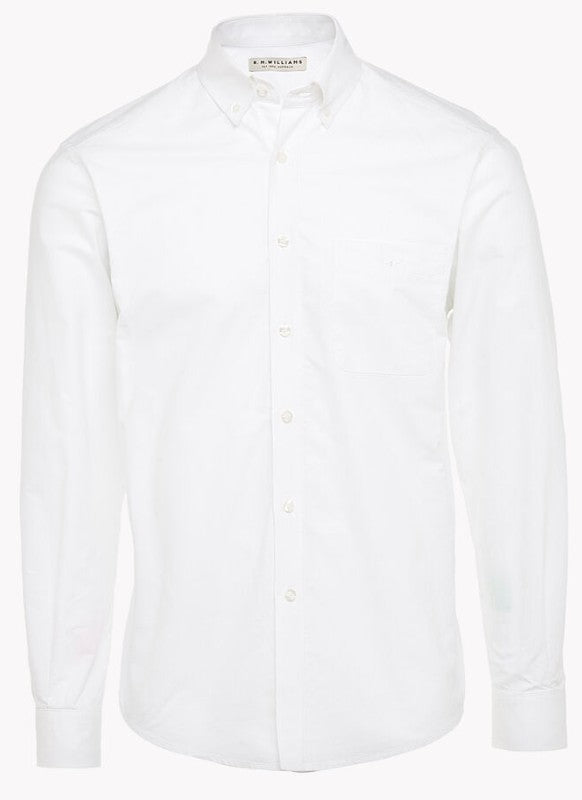 RMW Collins Oxford Shirt - Thomson's Suits Ltd - Light Blue - S - 25447