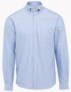 RMW Collins Oxford Shirt - Thomson's Suits Ltd - Light Blue - S - 25447