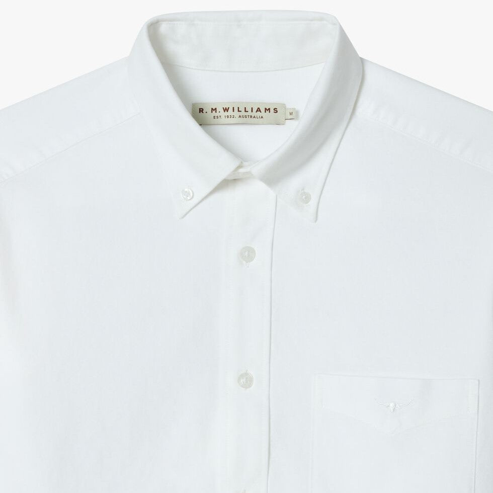 RMW Jervis Oxford Twill Shirt - Thomson's Suits Ltd - LtBlue - M - 53428