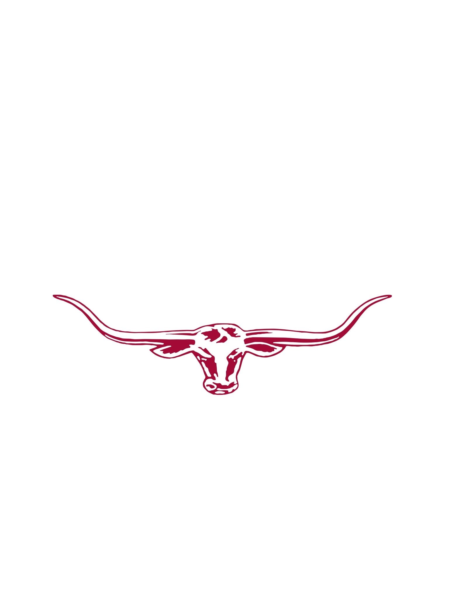 RMW Longhorn Decal - Thomson's Suits Ltd - Red - - 28162
