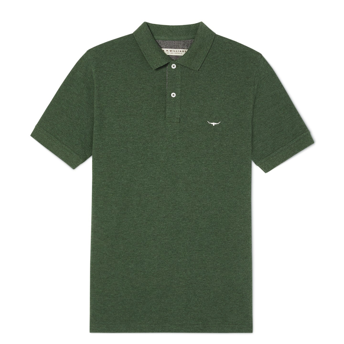 RMW S22 Rokewood Polo - Thomson's Suits Ltd - Green Marle - S - 59058