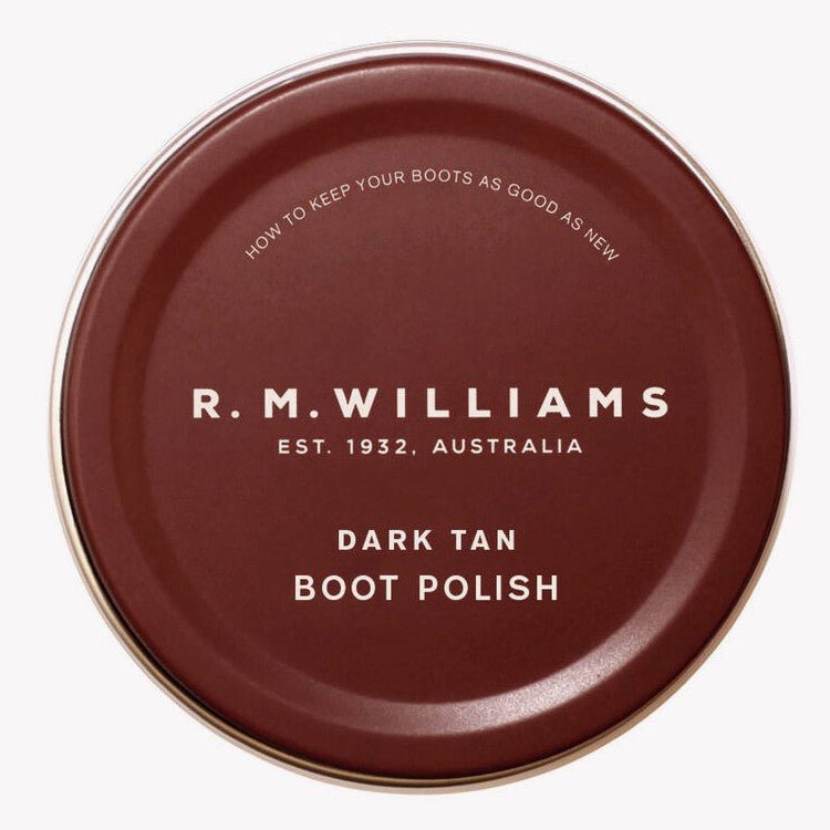 RMW Stockmans Boot Polish - Thomson's Suits Ltd - Dark Tan - - 9342328769568