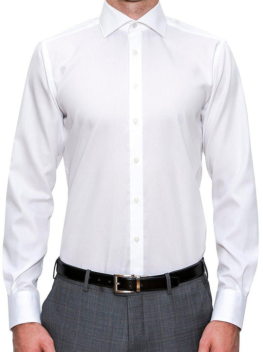 Thomsons Slim White Shirt - Thomson's Suits Ltd - White - - 10964