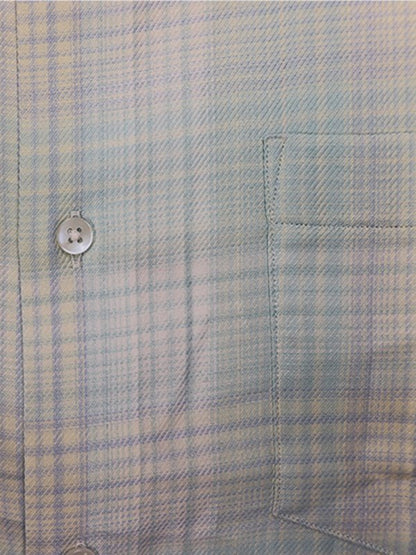 Vigami Pastel Check Shirt - Thomson's Suits Ltd - Sand - M - 65510